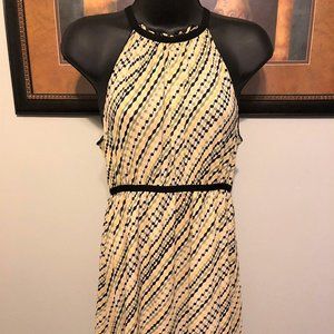 Max Studio Women's Yellow and Black Dress